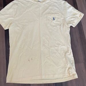 Polo by Ralph Lauren Men's Yellow T-Shirt